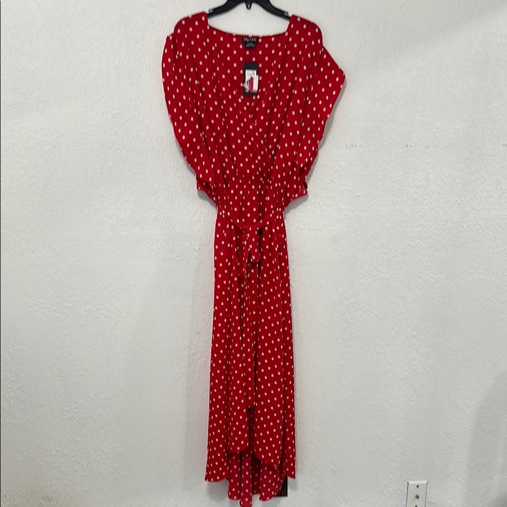 ⭐️ 3/$12 Red Polka Dot Dress